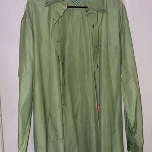 Men's Green Button down shirt